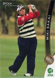 2021 エポック JLPGA 日本女子ゴルフ協会 オフィシャルトレーディングカード #18 酒井美紀 レギュラーカード