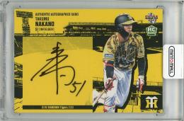 2021 BBM 阪神タイガース 中野拓夢 直筆サインカード (RC)【59/72】