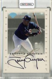 1996 Leaf Signature Extended Tony Gwynn Autographs Century Marks #10 San Diego Padres