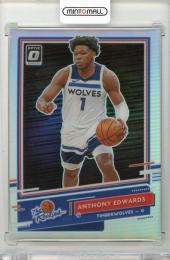 2020-21 PANINI Donruss Optic Anthony Edwards The Rookies Holo #5 Minnesota Timberwolves