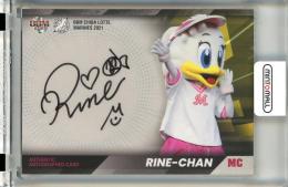 2021 BBM 千葉ロッテマリーンズ リーンちゃん 直筆サインカード【53/60】