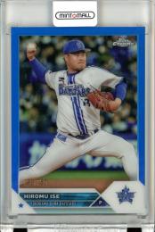 2023 TOPPS NPB CHROME ベースボールカード 伊勢大夢 #141 Blue Refractor【150/150】《ラストナンバー!》 横浜