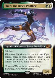 【MSC】【ENG】【Foil】〈416-M-GW〉《ブラックパンサー、シュリ/Shuri, the Black Panther》拡張アート版