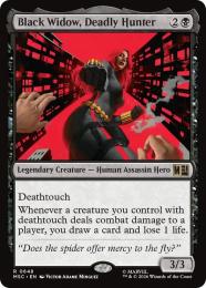 【MSC】【ENG】【Foil】〈648-R-B〉《恐るべき狩人、ブラック・ウィドウ/Black Widow, Deadly Hunter》
