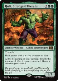 【MSC】【ENG】【Foil】〈724-R-G〉《最強はここにあり、ハルク/Hulk, Strongest There Is》