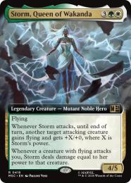 【MSC】【ENG】〈418-R-GW〉《ワカンダの女王、ストーム/Storm, Queen of Wakanda》拡張アート版