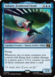 【MSC】【ENG】【Foil】〈645-R-U〉《羽持つ悪鬼、ヴァルチャー/Vulture, Feathered Fiend》