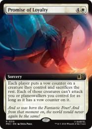 【MSC】【ENG】【Foil】〈319-R-W〉《忠誠の確約/Promise of Loyalty》拡張アート版