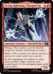 【MSC】【ENG】【Foil】〈764-U-R〉《充電完了、リビング・ライトニング/Living Lightning, Charged Up》