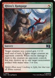 【MSC】【ENG】【Foil】〈823-U-RG〉《ライノの猛威/Rhino's Rampage》