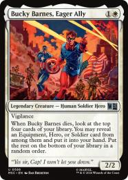 【MSC】【ENG】【Foil】〈586-U-W〉《熱き心の同志、バッキー・バーンズ/Bucky Barnes, Eager Ally》