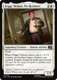 【MSC】【ENG】【Foil】〈594-U-W〉《顧問弁護士、フォギー・ネルソン/Foggy Nelson, On Retainer》
