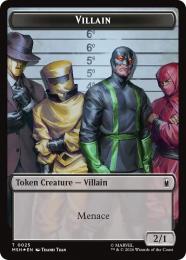 【MSH】【ENG】〈025-T-B〉《悪人/Villain Token》
