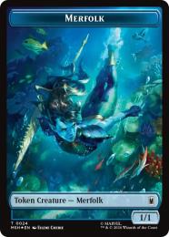 【MSH】【ENG】〈024-T-U〉《マーフォーク/Merfolk Token》