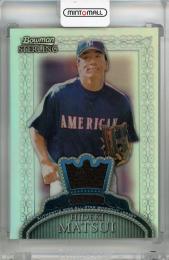 2005 Topps Bowman Sterling Hideki Matsui All-Star Workout Jersey Card Refractors #BS-HM【119/199】 New York Yankees