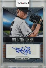 2014 Panini Prizm Wei-Yin Chen Signatures #31 Auto Baltimore Orioles