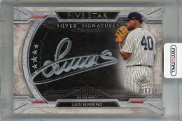 2018 Topps Five Star Luis Severino Five Star Silver Signatures #FFSS-LS Auto【29/35】 New York Yankees