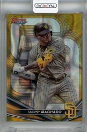 2022 Topps Bowman’s Best Manny Machado Gold Lava Refractors #40【26/75】 San Diego Padres