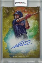 2022 Topps Bowman Inception Blaze Jordan Primordial Prospect Autographs Gold Foil #PPA-BJ【17/50】 Boston Red Sox