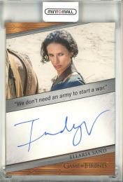 2023 Rittenhouse Game of Thrones Indira Varma as Ellaria Sand Autographs
