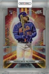 2023 Topps Cosmic Chrome Francisco Alvarez Stella Nova #STN-11 RC New York Mets