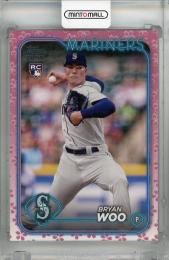 2024 Topps Japan Edition Bryan Woo Cherry Blossom #55 RC【97/99】 Seattle Mariners
