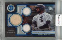2024 Topps Tribute Luis Robert Jr. Tribute Triple Relics Blue #TTR-LR【114/150】 Chicago White Sox