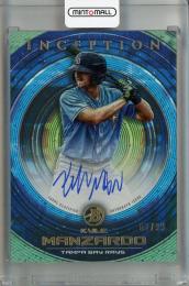 2022 Topps Bowman Inception Kyle Manzardo Prospect Autographs Blue #PA-KM【63/99】 Tampa Bay Rays