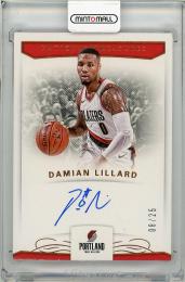 【状態難あり】2017-18 PANINI National Treasures Damian Lillard Autograph【08/25】