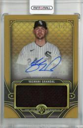 2022 Topps Triple Threads Yasmani Grandal Single Jumbo Relics Autographs Gold #ASJR-YG【06/25】 Chicago White Sox