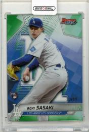 2025 BOWMAN's Best Roki Sasaki Green Refractors #18【33/99】 Los Angeles Dodgers