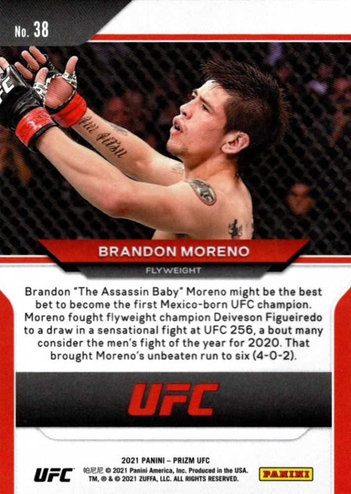ufc　ブランドンモレノ　99枚限定　カード 2024 Topps Midnight UFC /99 Brandon Moreno Auto Horizon