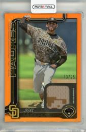 2025 Topps Series 2 Joe Musgrove Real One Relics Orange Foil #385【13/25】