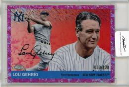 2025 Topps Chrome Platinum	Lou Gehrig		033/100