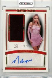 2024 PANINI National Treasures WWE Maxxine Dupri Clutch Factor Signatures #CFMXD【70/99】 WWE