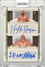 2024 PANINI National Treasures WWE Iron Sheik/Hulk Hogan Dual Signatures #20【14/21】 WWE