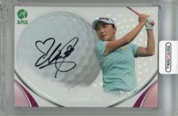 2020 EPOCH JLPGA  有村智恵 直筆サインカード ホログラム【08/20】