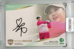 2023 EPOCH JLPGA ROOKIE&WINNERS 小林光希 直筆サインカード(RC)【101/137】
