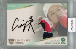 2023 EPOCH JLPGA ROOKIE&WINNERS ウー・チャイェン 直筆サインカード(RC)【003/137】