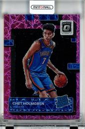 2022-23 Panini Donruss Optic Basketball Chet Holmgren  Rated Rookie Pink Velocity #208【60/79】 Oklahoma City Thunder