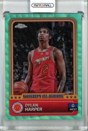 2024 Topps Chrome McDonald's All American Dylan Harper Aqua Wave Refractors #38【080/199】