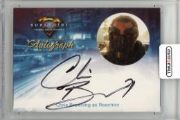 2018 CRYPTOZOIC Supergirl Season 1 Autographs Chris Browning as Reactron