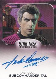 2014 RITTENHOUSE Star Trek Aliens Aliens Design Autograph  Jack Donner as Subcommander Tal