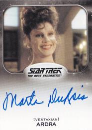 2014 RITTENHOUSE Star Trek Aliens Aliens Design Autograph  Marta DuBois as Ardra