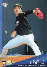 2021 BBM 北海道日本ハムファイターズ #F06 伊藤大海 レギュラーカード RC