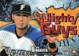 2021 BBM 北海道日本ハムファイターズ #F77 中田翔 Mighty Guys レギュラーカード
