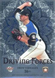 2021 BBM 北海道日本ハムファイターズ #DF4 バーヘイゲン Driving Forces インサートカード