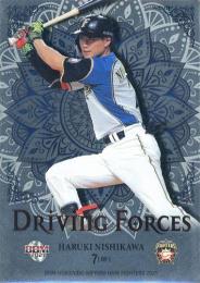 2021 BBM 北海道日本ハムファイターズ #DF8 西川遥輝 Driving Forces インサートカード