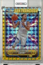 2024-25 Topps Chrome Stephen Curry Gold Geometric Refractors #187【46/50】