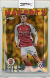 2024-25 TOPPS Chrome UEFA Club Competitions Kai Havertz Gold Lava Refractors #125【22/50】 Arsenal